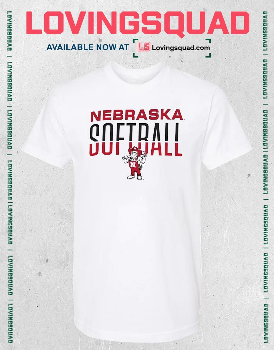 Nebraska Huskers Softball mascot shirt