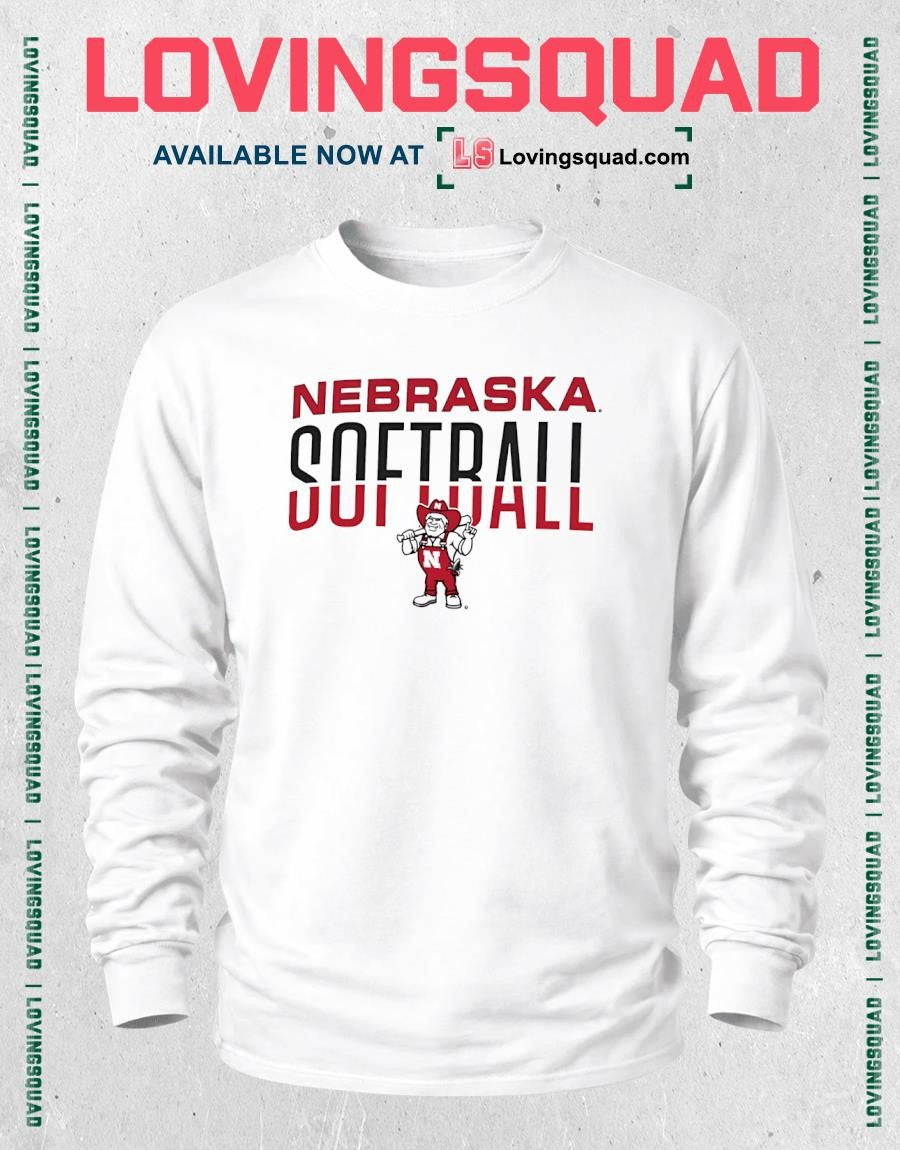 Nebraska Huskers Softball mascot shirt