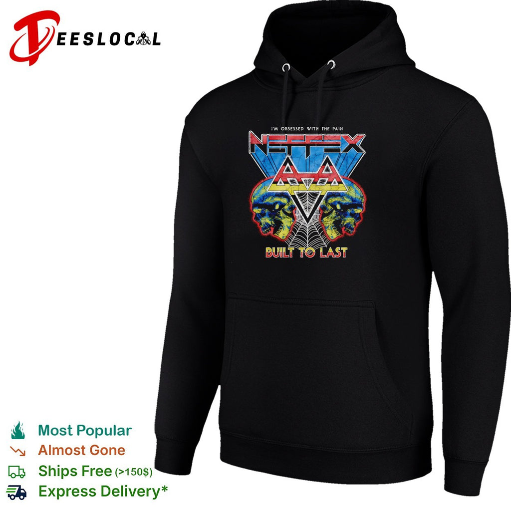 Neffex built to last I’m obsessed with the pain skulls spiderweb shirt