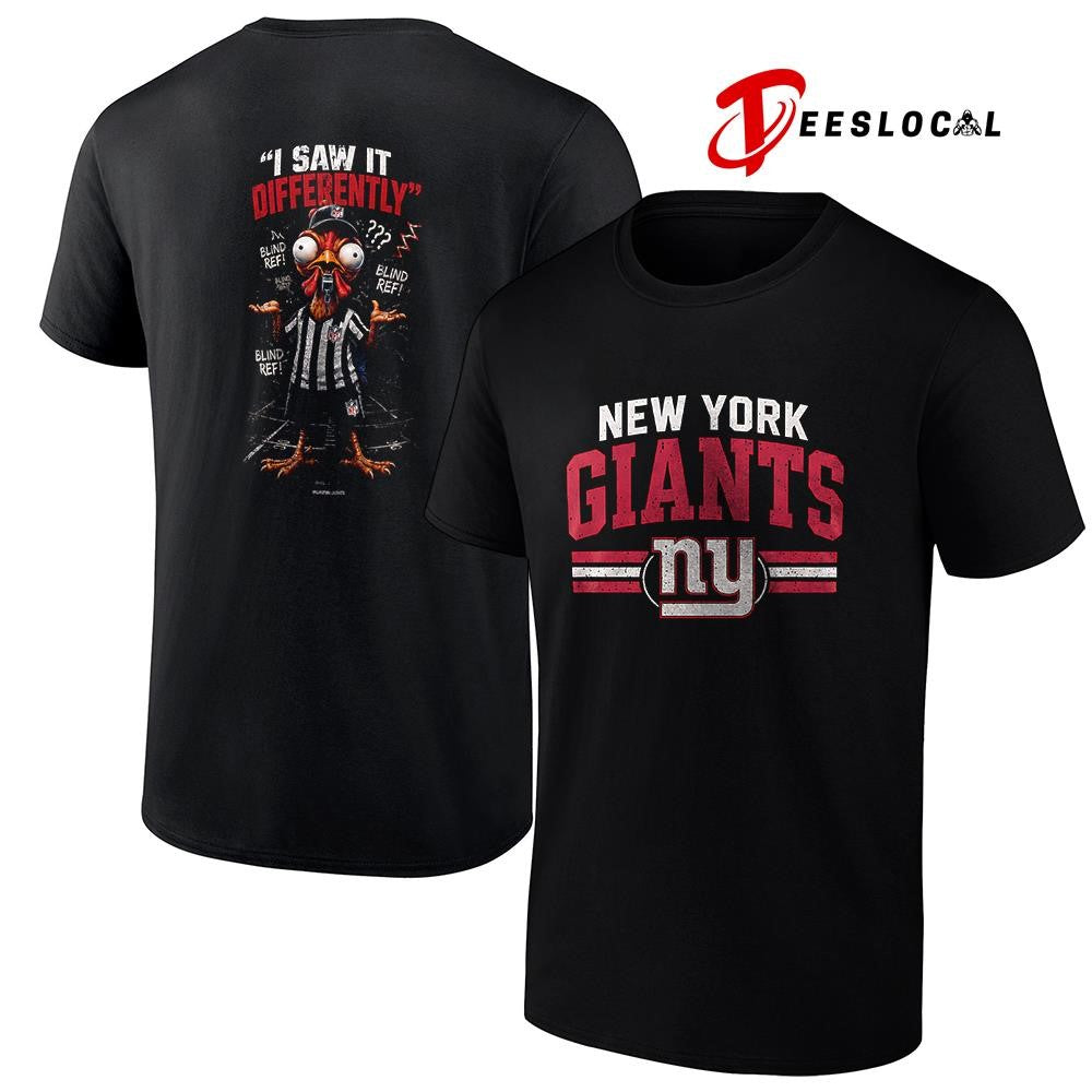 New York Giants Blind ref I saw it differently shirt