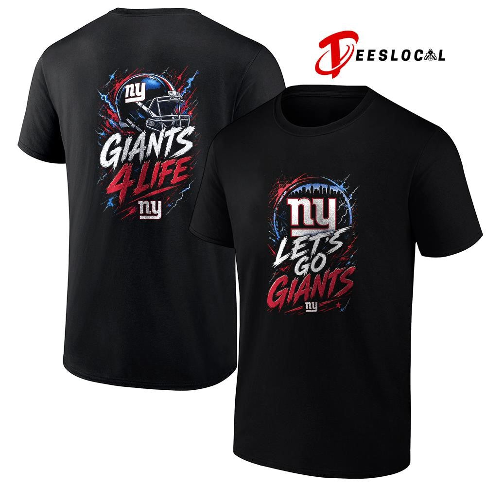 New York Giants x fan 4 life graphic shirt