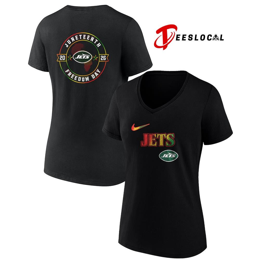 New York Jets x Juneteenth Strong freedom day logo shirt
