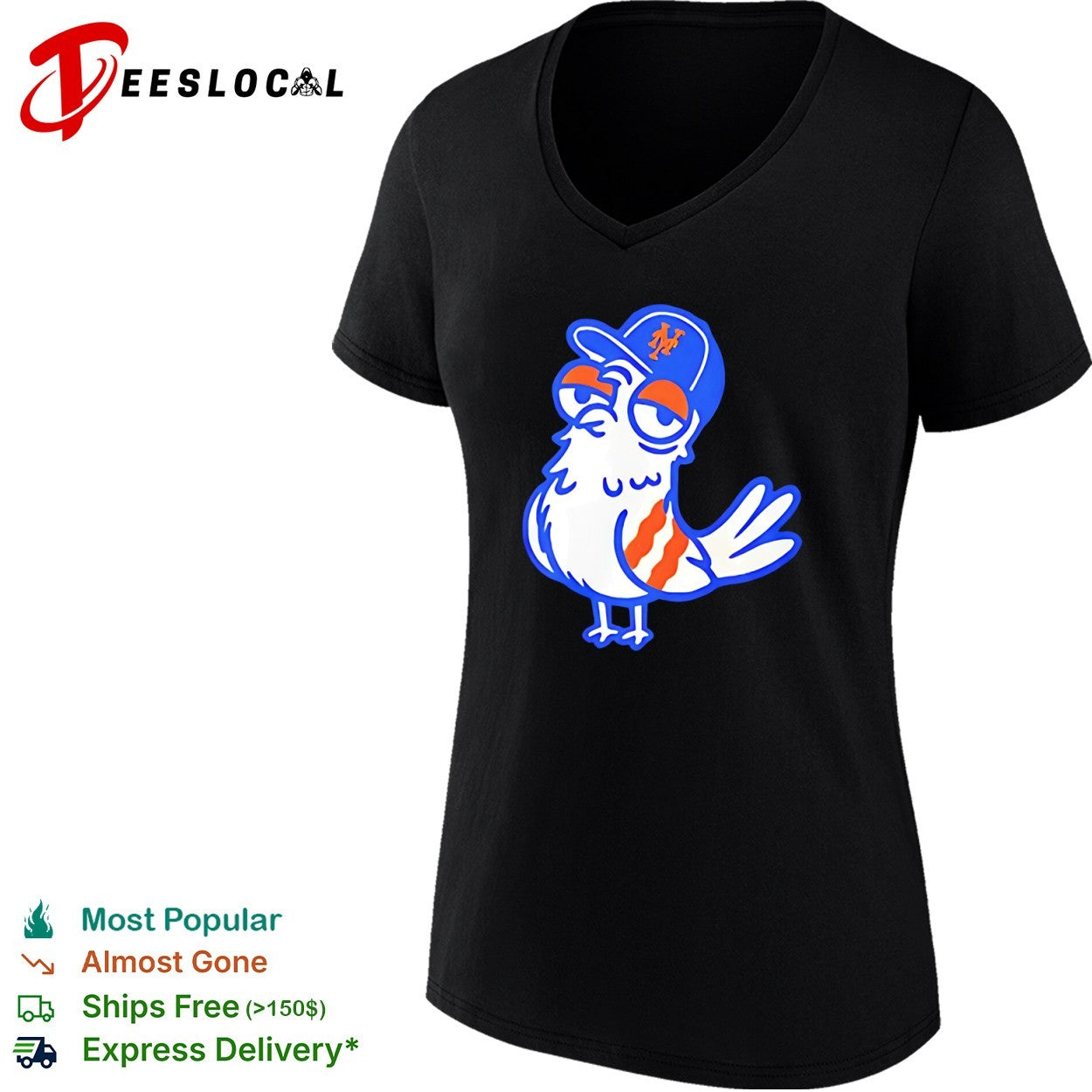 New York Mets Mascot Pigeon Cartoon shirt