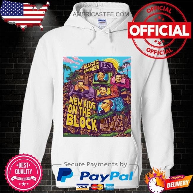 New kids on the block july 1 2024 yaamava theater highland ca poster shirt