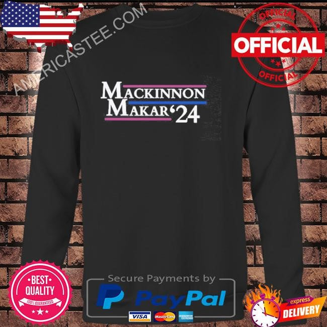 New nathan mackinnon cale makar colorado avalanche 24 shirt