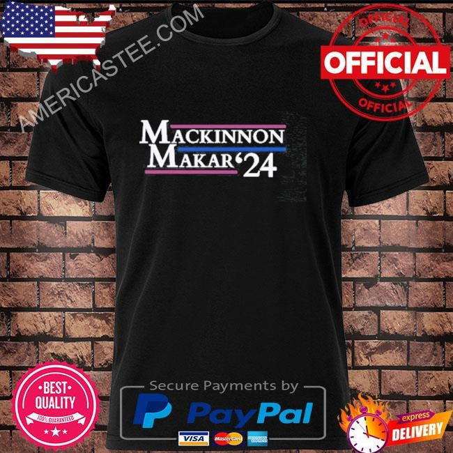 New nathan mackinnon cale makar colorado avalanche 24 shirt
