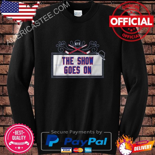 New york hockey the show goes on shirt