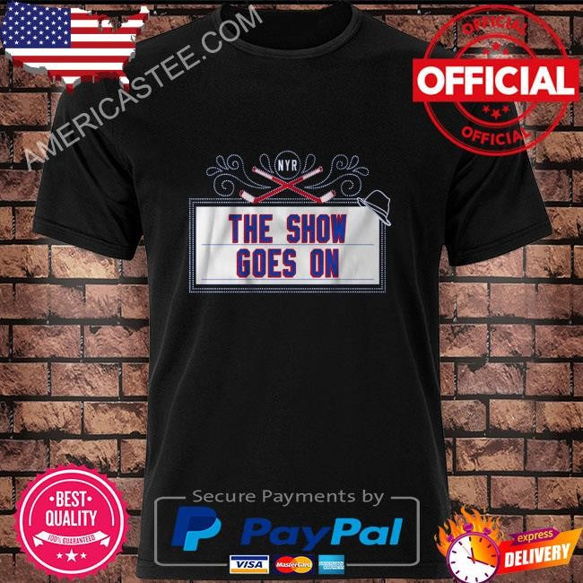 New york hockey the show goes on shirt