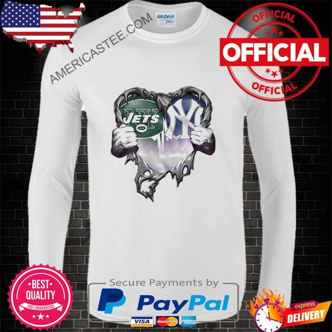 New york jets and yankees sport team shirt