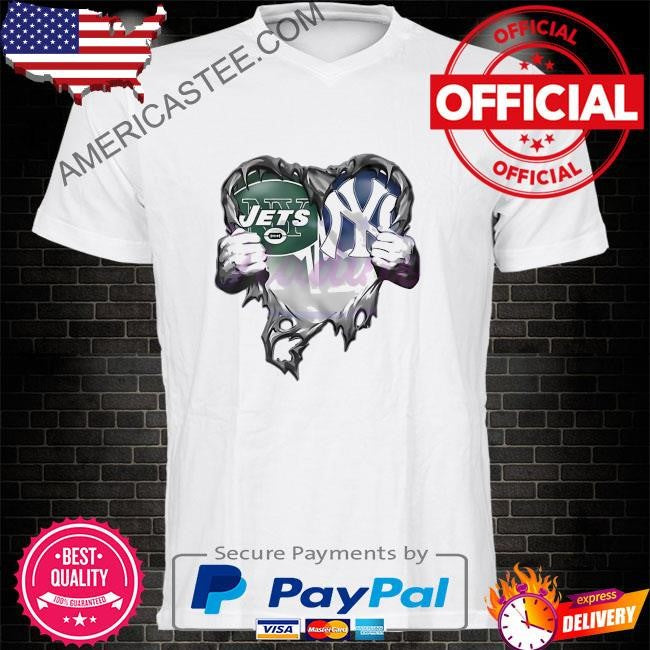New york jets and yankees sport team shirt