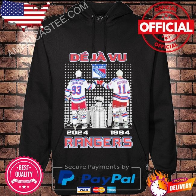 New york rangers dj vu champions 2024 1994 hockey fan shirt