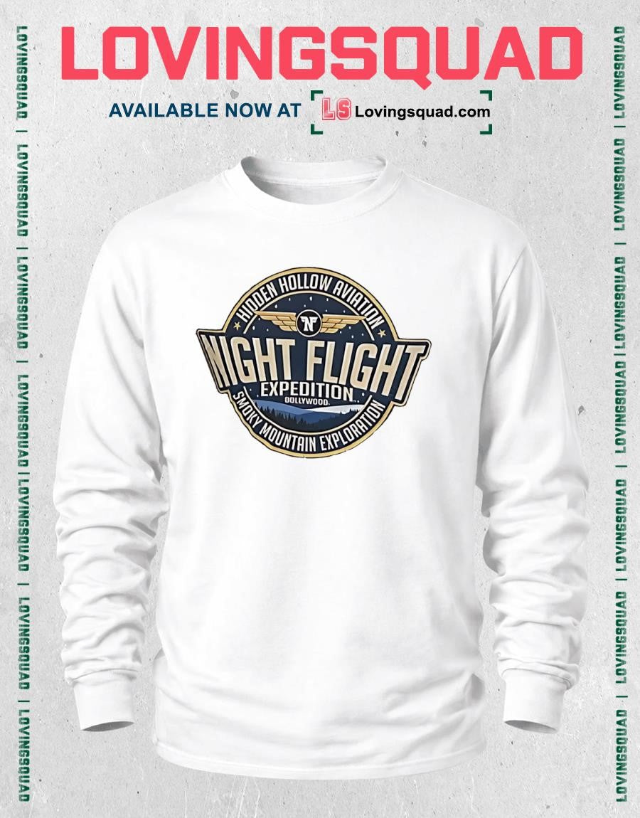 NightFlight Expedition Hidden Hollow Aviation Smoky Mountain exploration shirt