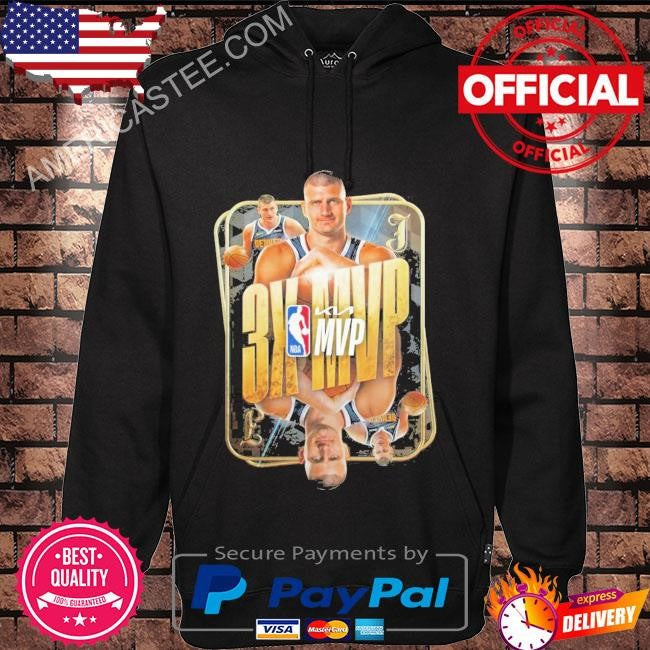 Nikola jokic 3x denver nuggets most valuable basketball players shirt