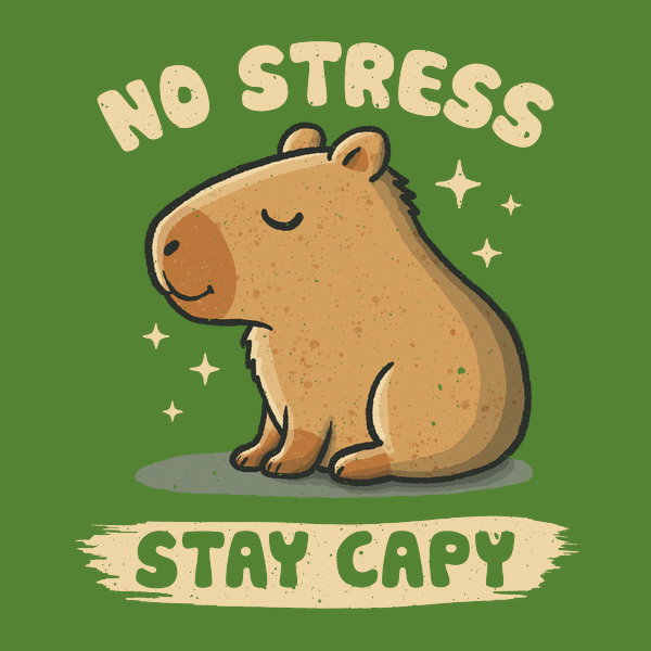 No Stress Stay Capy