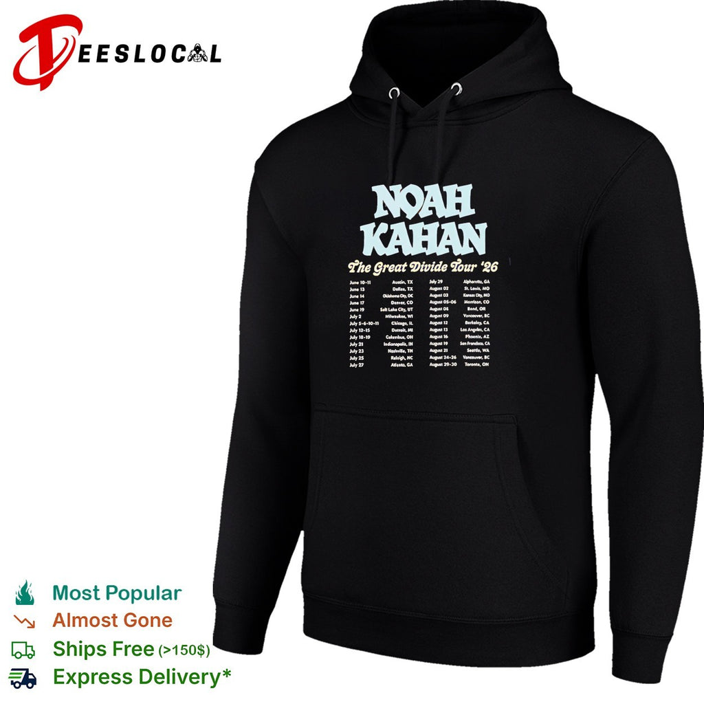 Noah Kahan The Great Divide Tour 2026 tour dates shirt