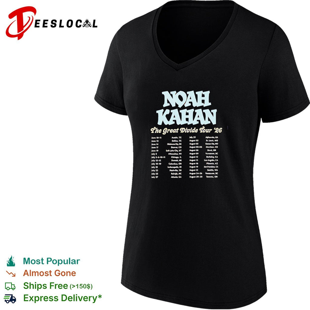 Noah Kahan The Great Divide Tour 2026 tour dates shirt