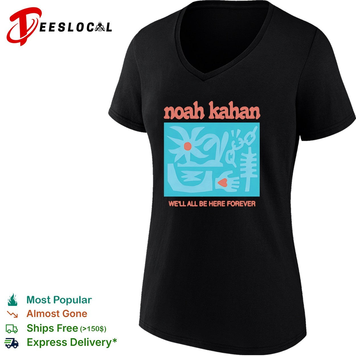 Noah Kahan we’ll all be here forever abstract shirt