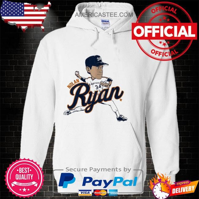 Nolan ryan houston caricature shirt