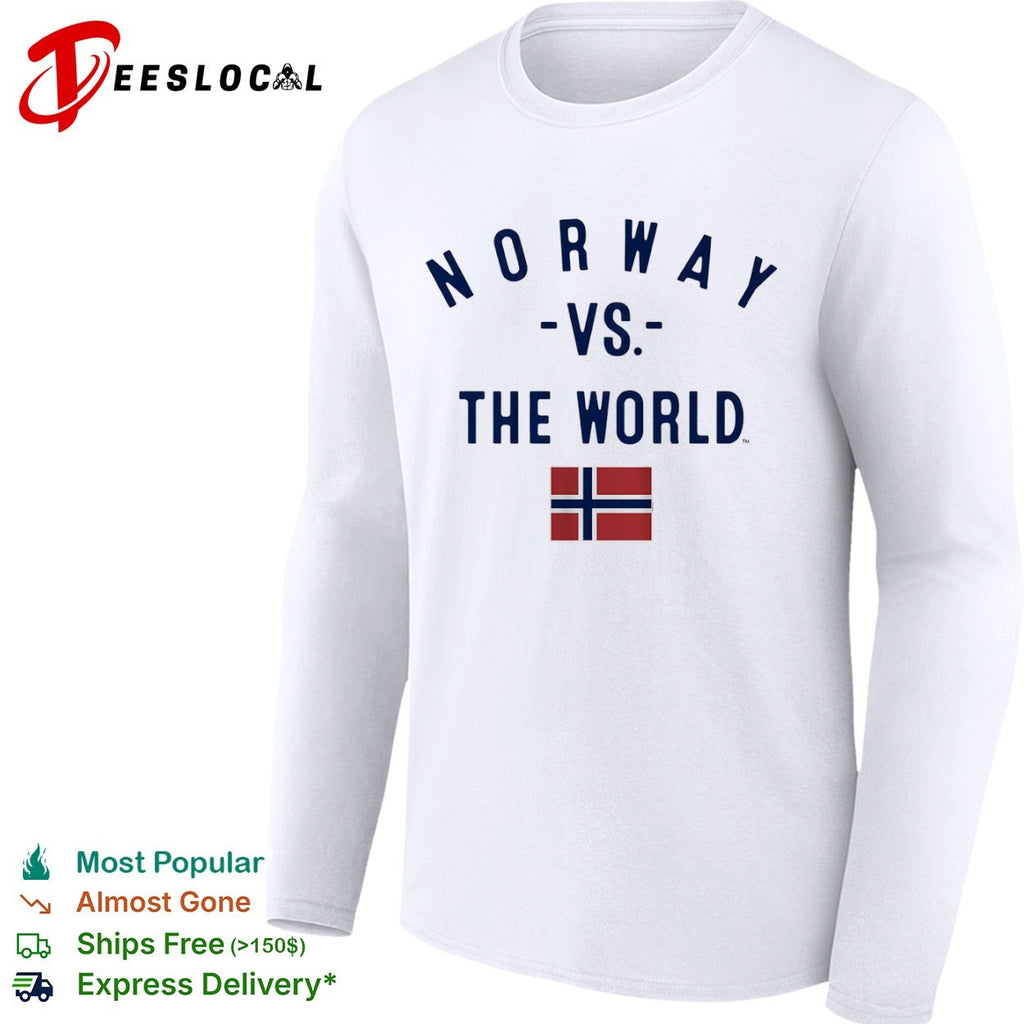 Norway vs the World with Norway Flag shirt