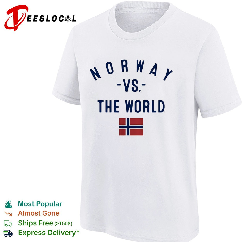Norway vs the World with Norway Flag shirt