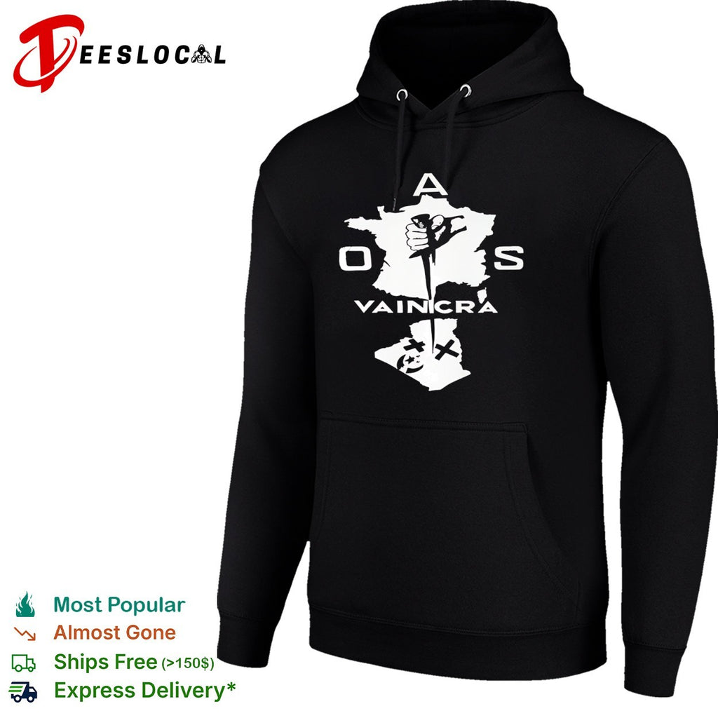 OAS Vaincra France Algeria Hand Dagger shirt