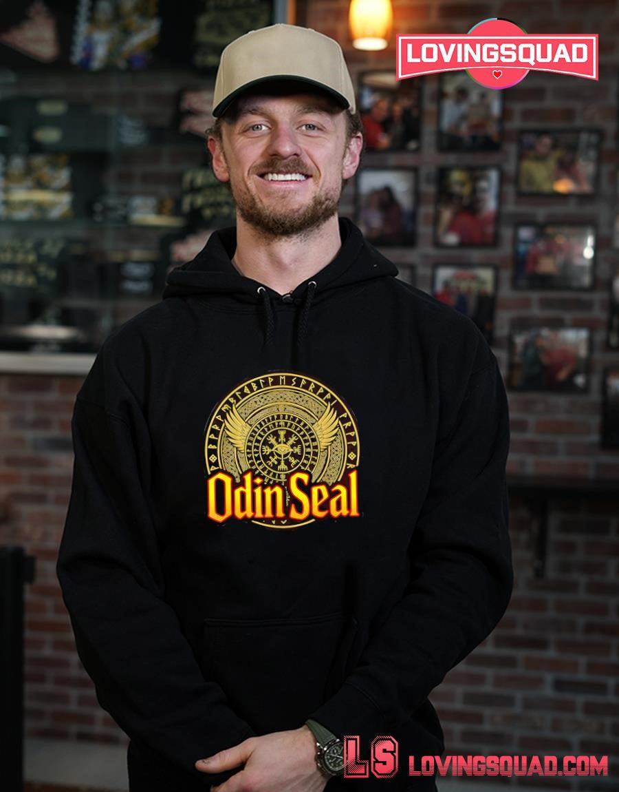 Odin Seal Rune Circle Norse Symbol Design Shirt