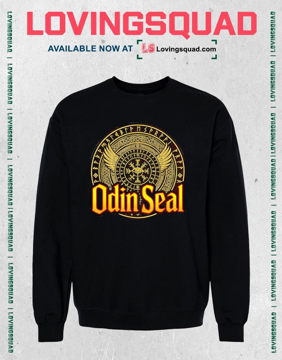 Odin Seal Rune Circle Norse Symbol Design Shirt