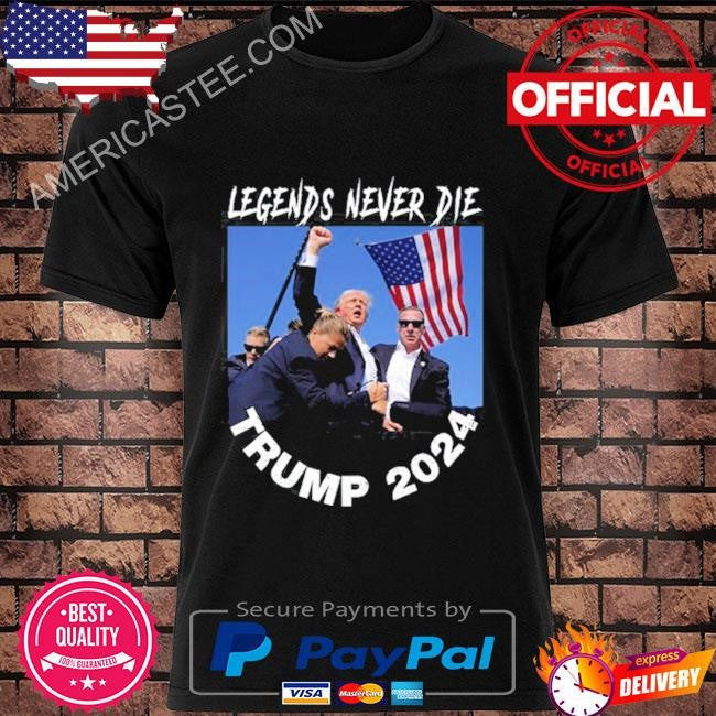 Francis Wolf Legends Never Die Trump 2024 Tee Shirt
