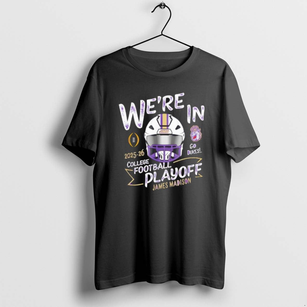 Official James Madison Dukes Cfp College Football Playoff 2025 26 Logo T-Shirts, Hoodie, Sweatshirt