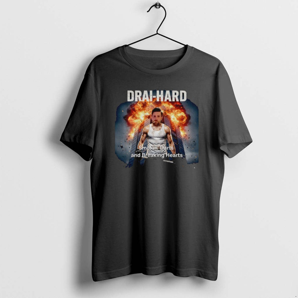 Official Leon Draisaitl Drai Hard Smokin Darts Breaking Hearts T-Shirts, Hoodie, Sweatshirt