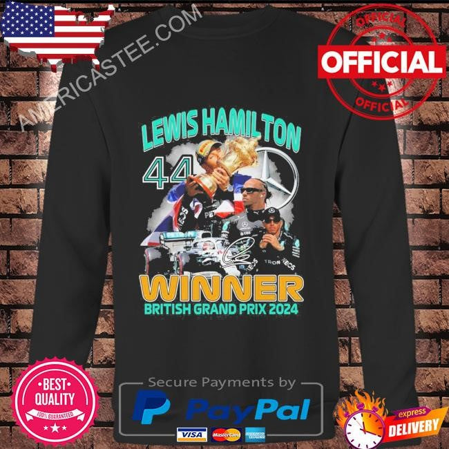 Lewis hamilton winner british grand prix 2024 shirt