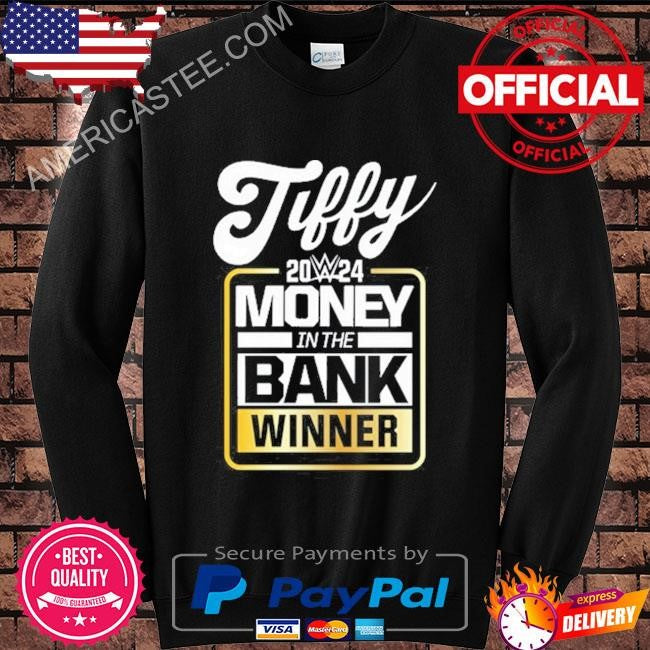 Money in the bank winner shirt