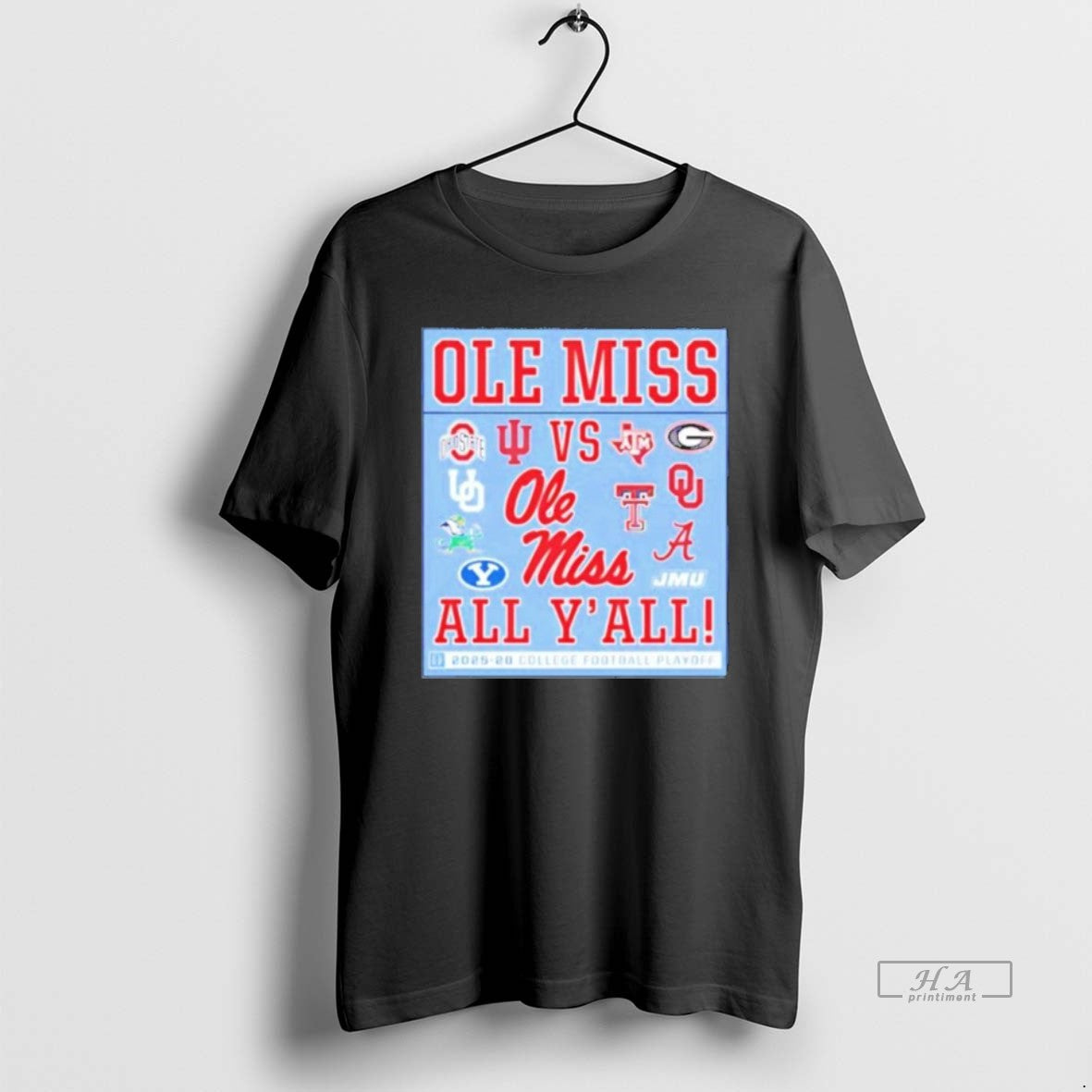Official Ole Miss Vs Yall Cfp 2025 26 T-Shirts, Hoodie, Sweatshirt