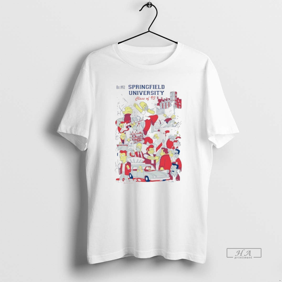 Official Springfield University Class 93 Comic T-Shirts, Hoodie, Sweatshirt
