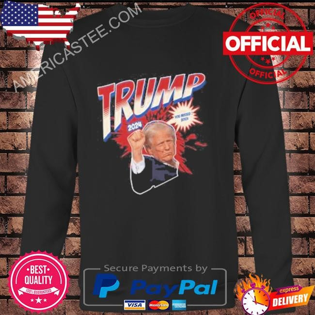 Superhero Donald Trump Fight Trump 2024 Us Flag Donald Trump Pennsylvania Pa Shirt