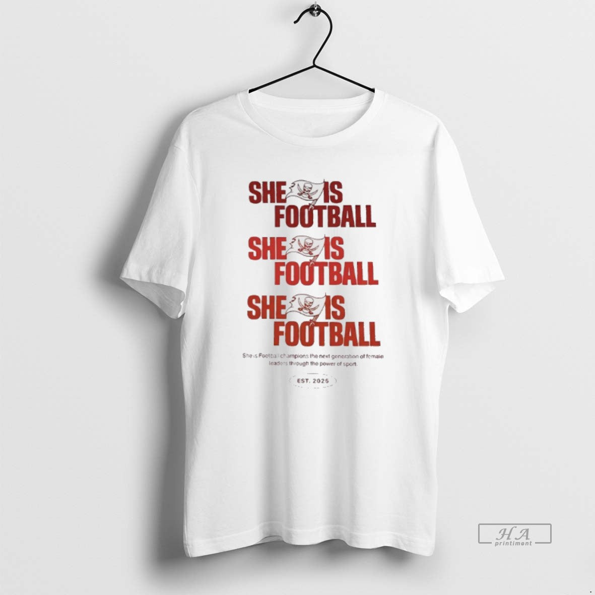 Official Tampa Bay Buccaneers She Is Football 2025 T-Shirts, Hoodie, Sweatshirt