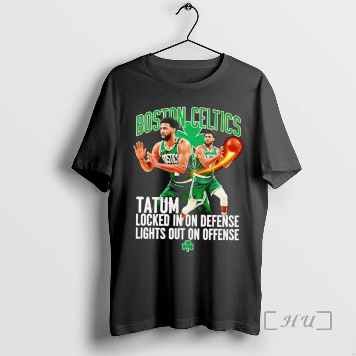 Officials Boston Celtics Tatum Locked Defense Lights Out Offense T-Shirts, Hoodie, Sweatshirt