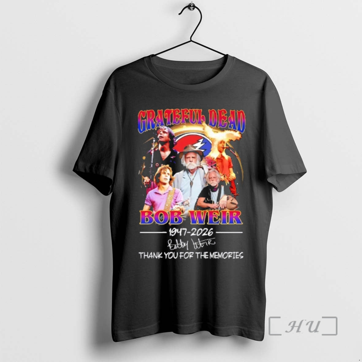 Officials Grateful Dead Bob Weir 1947 2026 Thank You Memories Signature T-Shirts, Hoodie, Sweatshirt