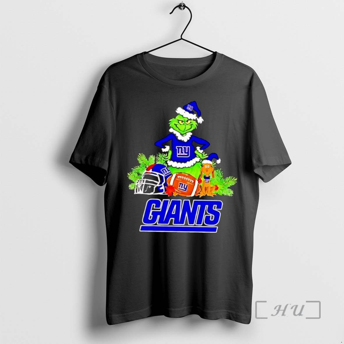 Officials Grinch Max Dog New York Giants Football Merry T-Shirts, Hoodie, Sweatshirt