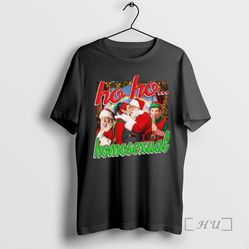 Officials Ho Ho Homosexual Circle Black T-Shirts, Hoodie, Sweatshirt