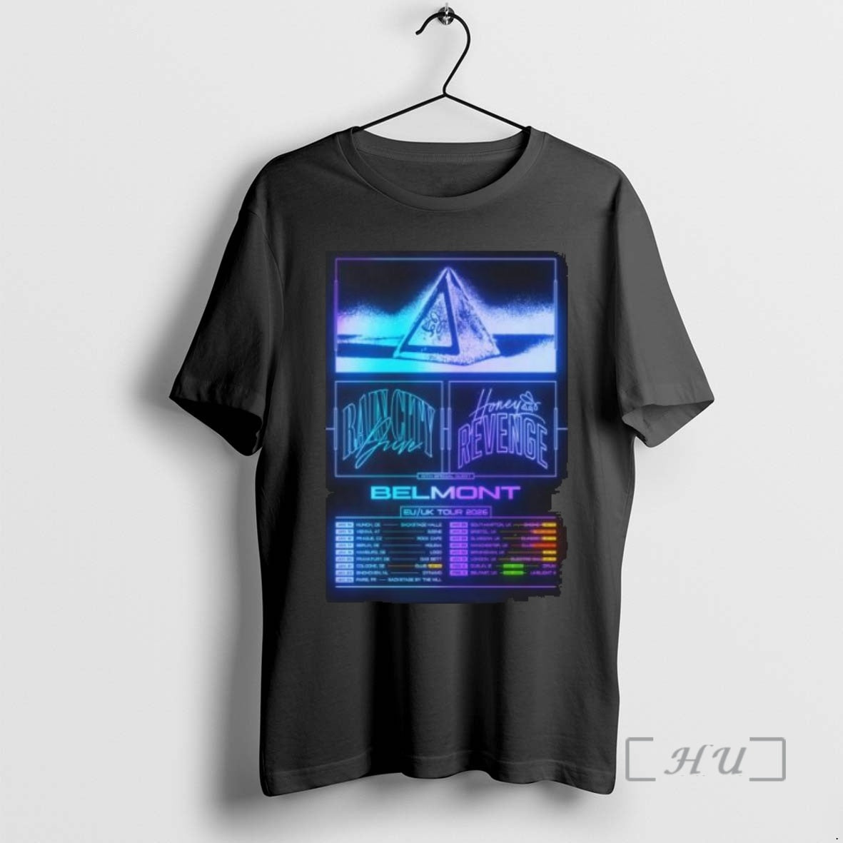 Officials Honey Revenge Rain City Drive Eu Uk Tour 2026 Circle Black T-Shirts, Hoodie, Sweatshirt