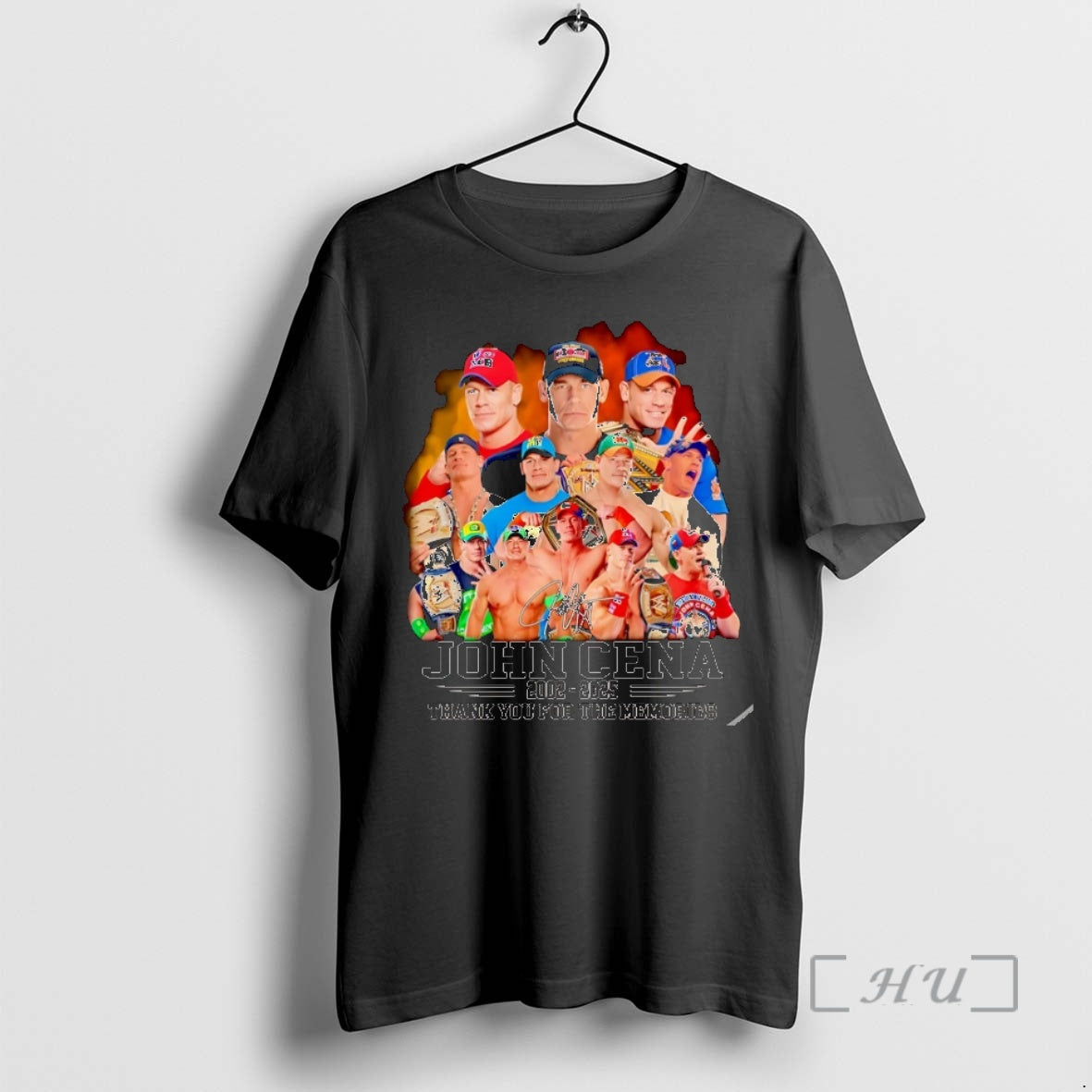 Officials John Cena 2002 2025 Thank You Memories Signature T-Shirts, Hoodie, Sweatshirt