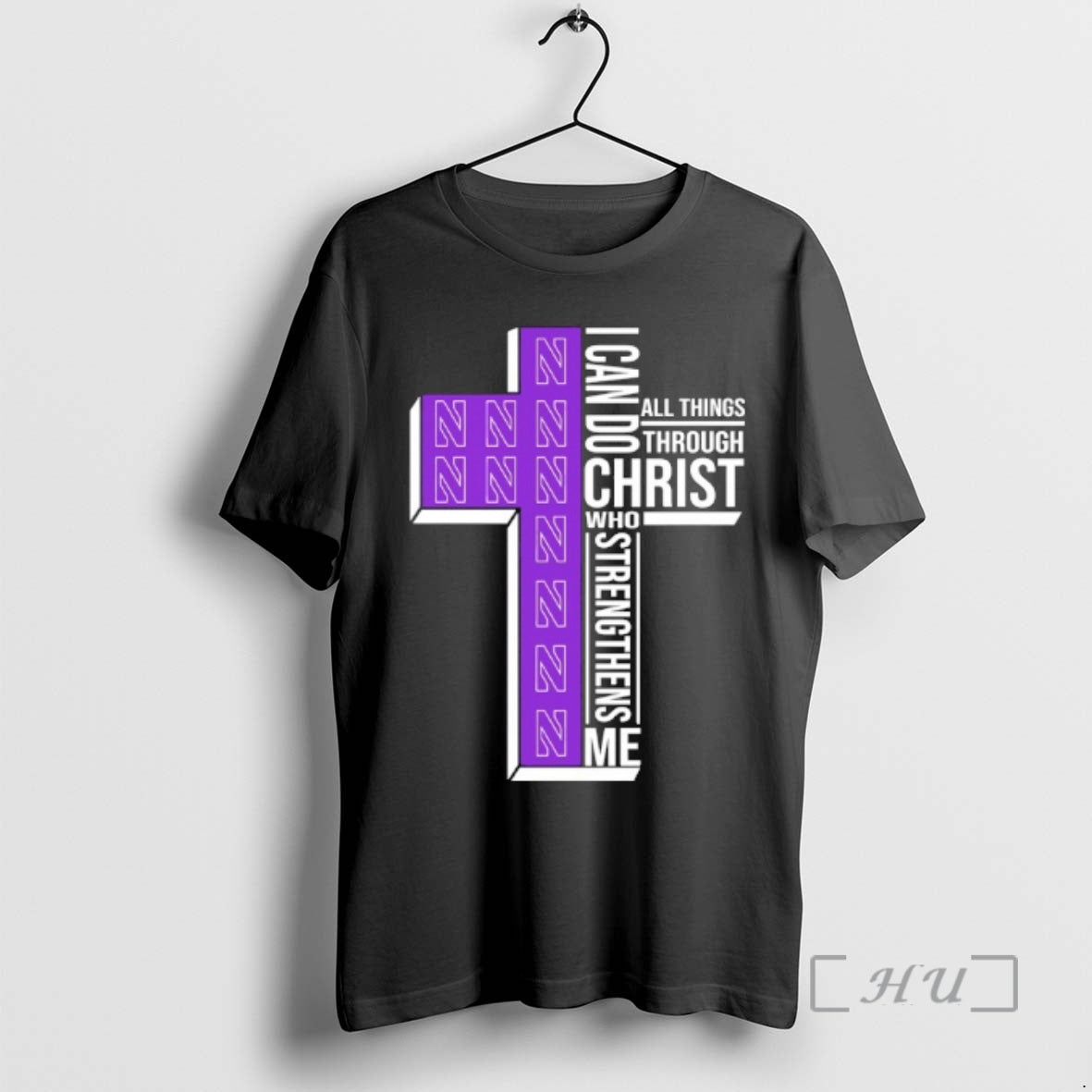 Officials Northwestern Wildcats Cross I Can Do All Things Through Christ Who Strengthen Me T-Shirts, Hoodie, Sweatshirt