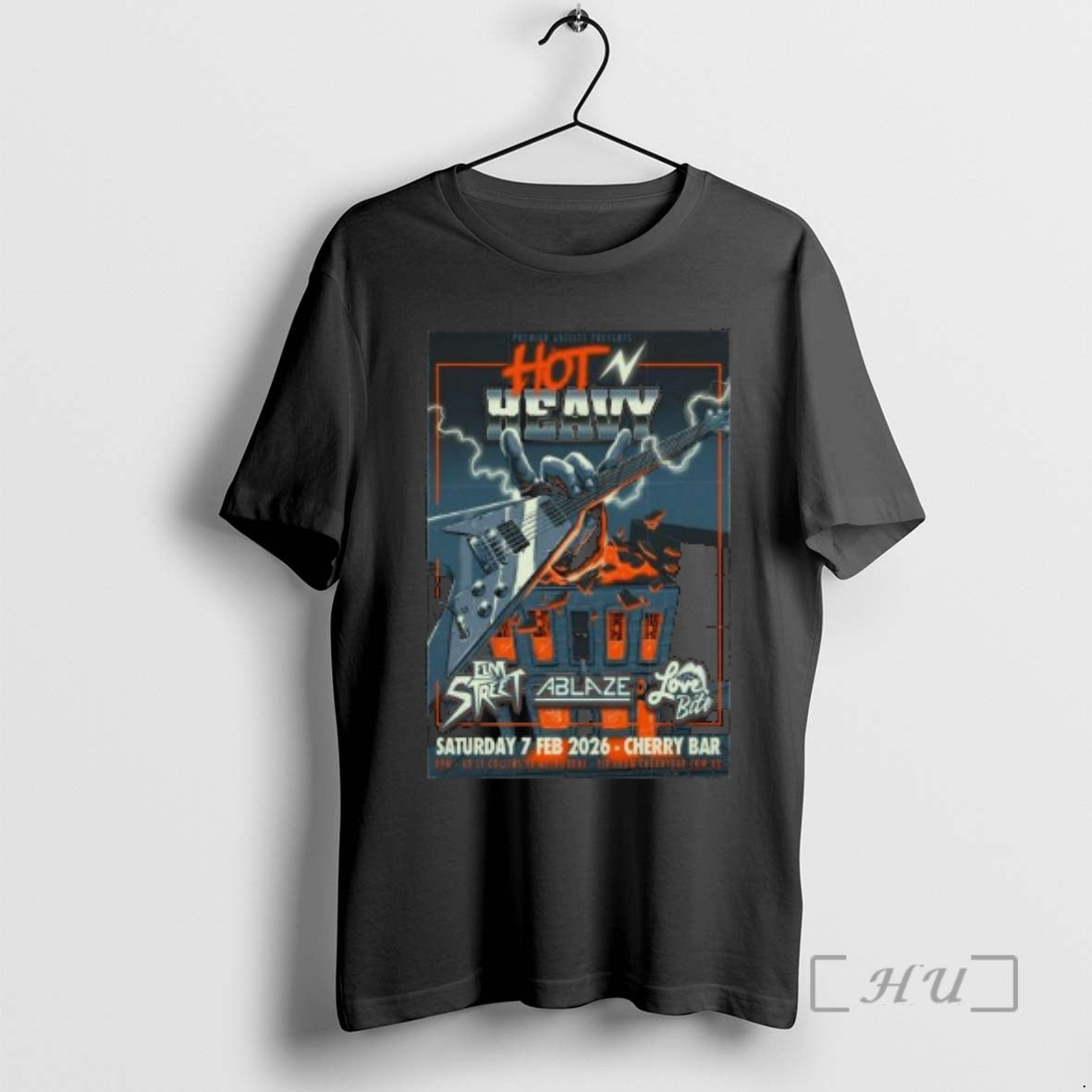 Officials Premier Artists Presents Hot N Heavy Melbourne Aus Feb 7 2026 Circle Black T-Shirts, Hoodie, Sweatshirt