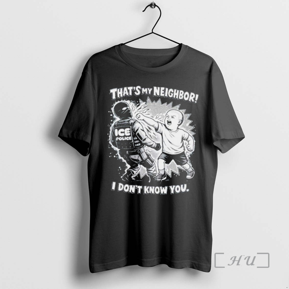 Officials Punch Out Ice Police Thats My Neighboor I Dont Know You T-Shirts, Hoodie, Sweatshirt