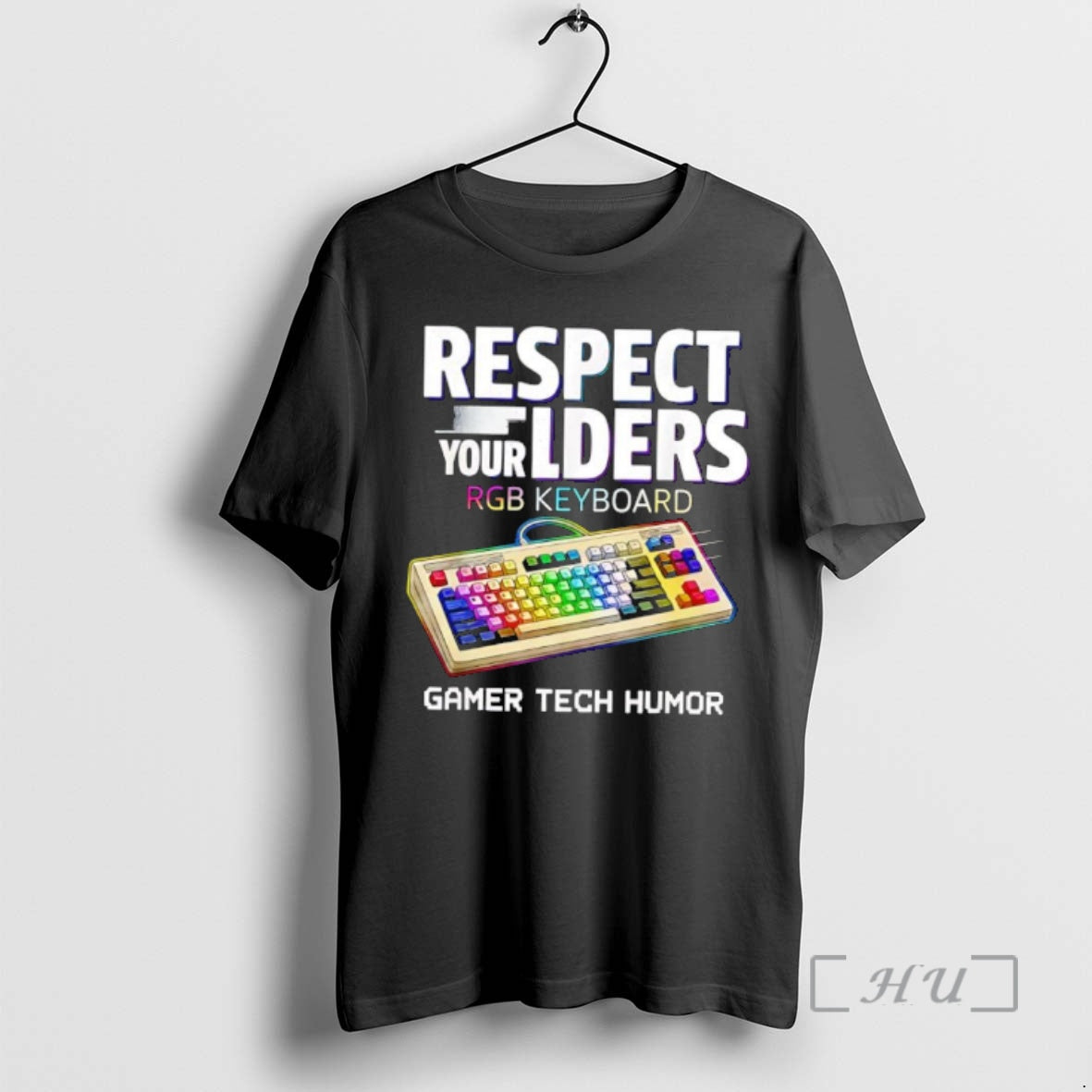Officials Respect Your Elders Rgb Keyboard Gamer Tech Humor T-Shirts, Hoodie, Sweatshirt
