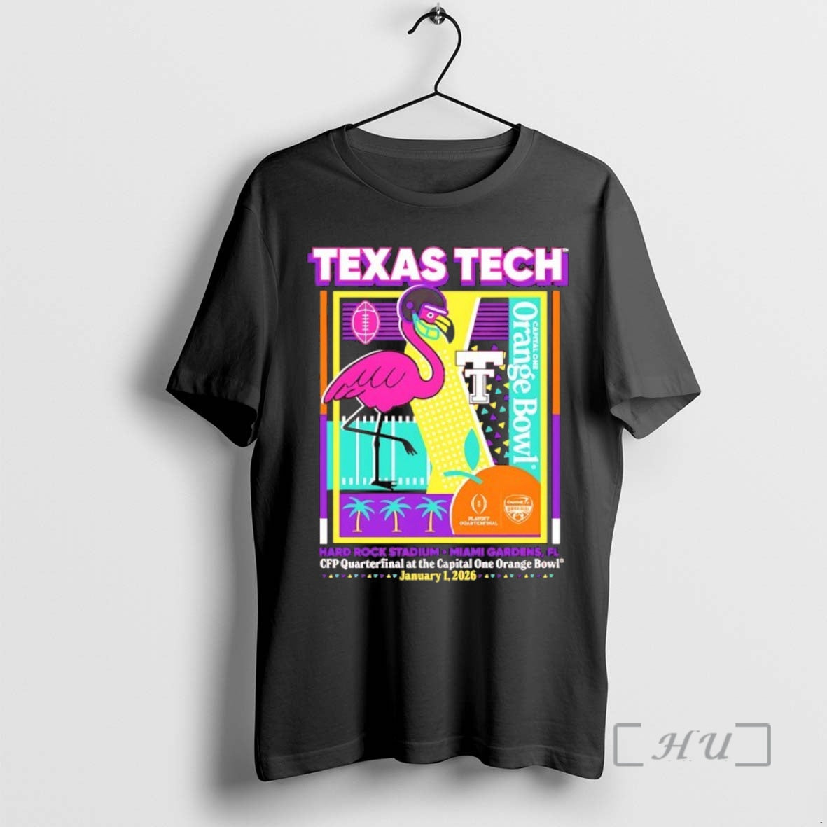 Officials Texas Tech Red Raiders Mingo Party 2026 Cfp Quarterfinal Capital One Orange T-Shirts, Hoodie, Sweatshirt