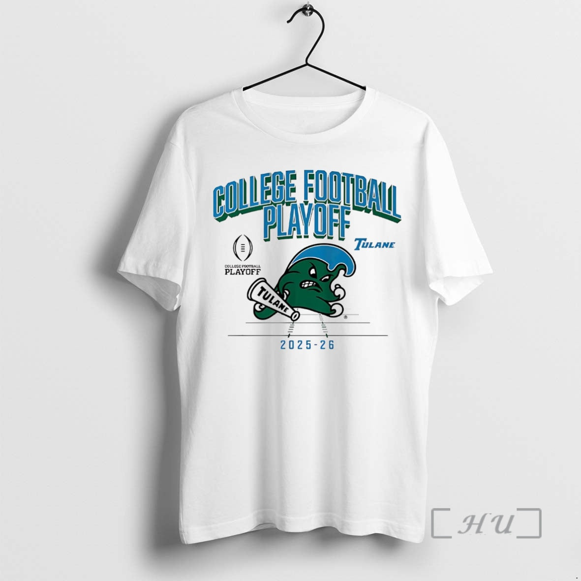 Officials Tulane Green Wave Mascot 2025 26 College Football Playoff T-Shirts, Hoodie, Sweatshirt
