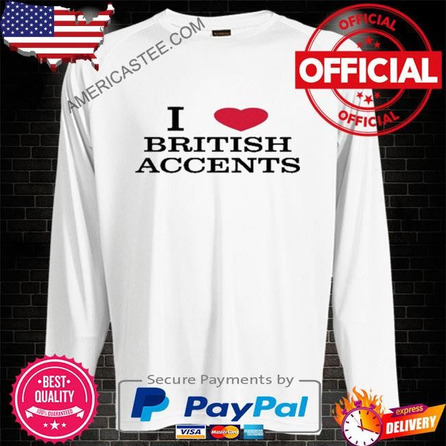 Olivia Rodrigo I Love British Accents Tee Shirt