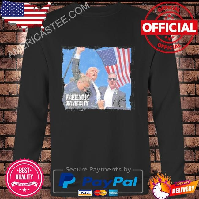 On tatum freedom university Trump never surrender shirt